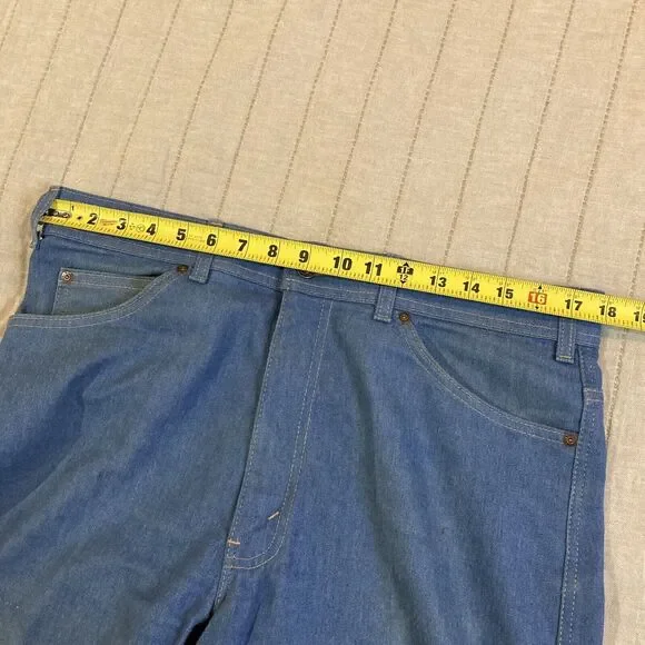 Vtg Levis For Men Size 36 30 Blue Denim WPL 423 Orange Tab Made In USAskosh